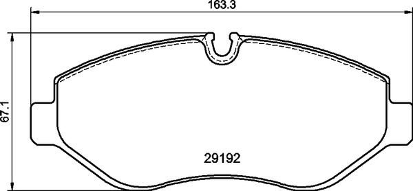 Brake Pad Set, disc brake (P 50 085G)