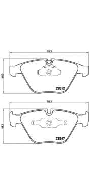 Brake Pad Set, disc brake (P 06 031)