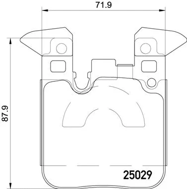 Brake Pad Set, disc brake (P 06 087)
