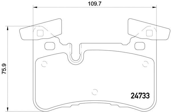 Brake Pad Set, disc brake (P 50 110)