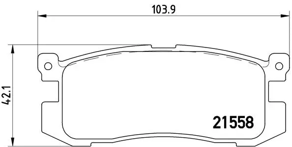 Brake Pad Set, disc brake (P 24 025)