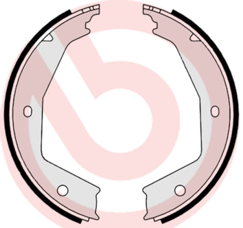 Brake Shoe Set, parking brake (S 23 554)