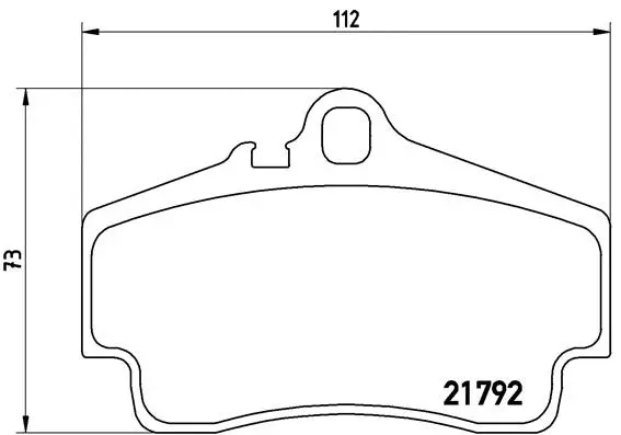 Brake Pad Set, disc brake (P 65 008)