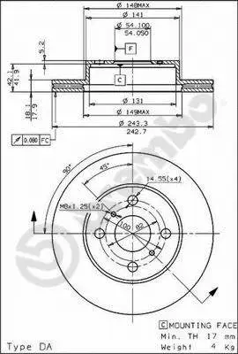 Brake Disc (09.5703.10)