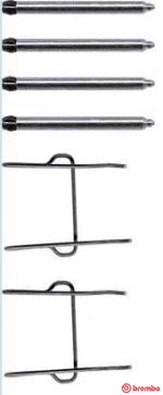 Accessory Kit, disc brake pad (A 02 229)