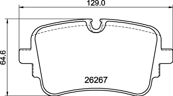 Brake Pad Set, disc brake (P 85 190)