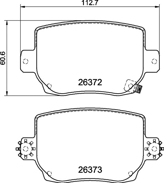 Brake Pad Set, disc brake (P 09 030)