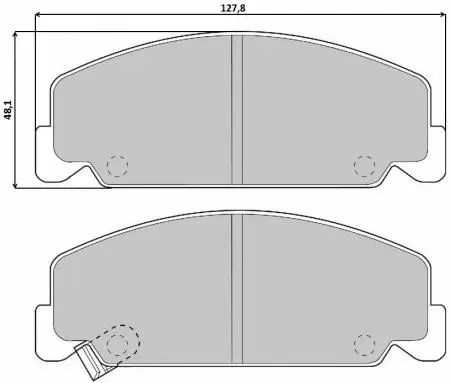 Brake Pad Set, disc brake (P 28 018)