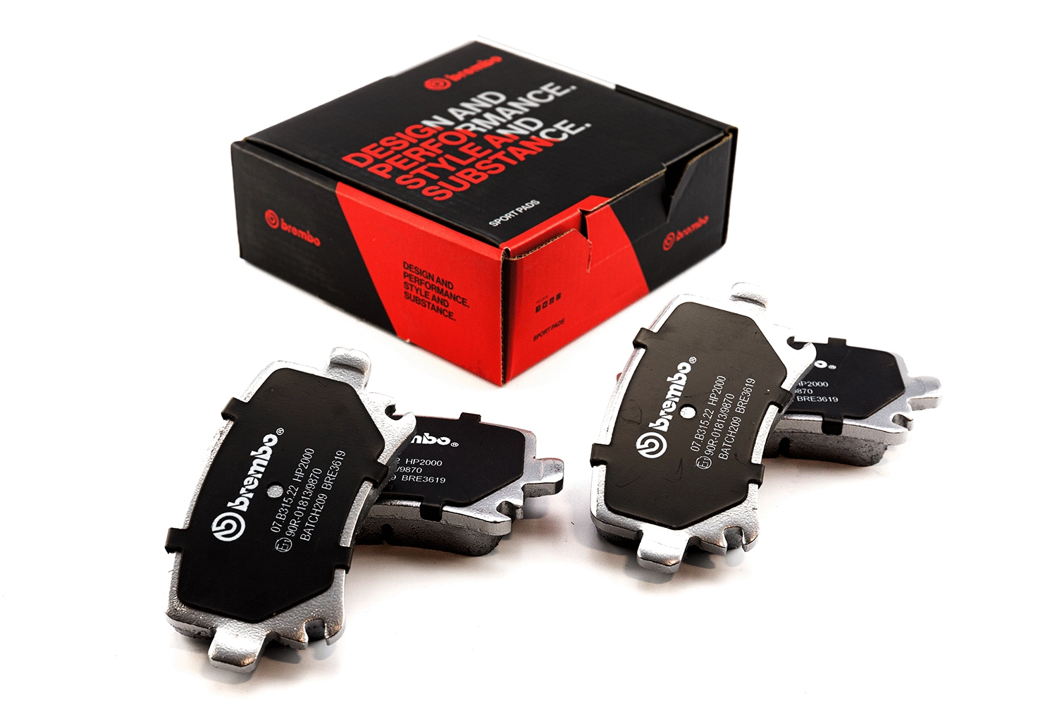 High Performance Brake Pad Set (07.B315.22)