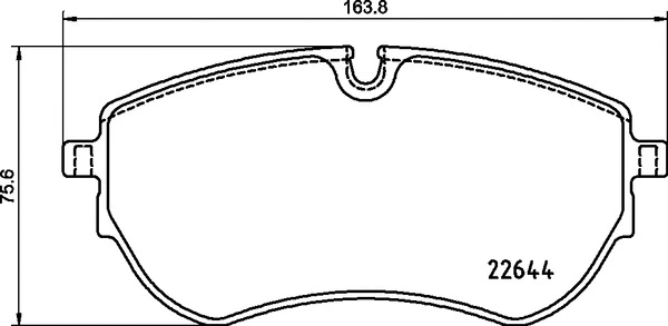 Brake Pad Set, disc brake (P 85 173)