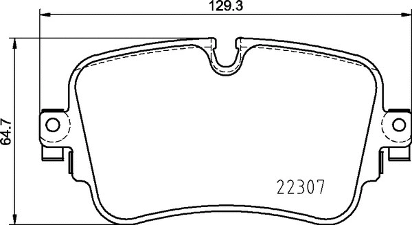 Brake Pad Set, disc brake (P 85 161)