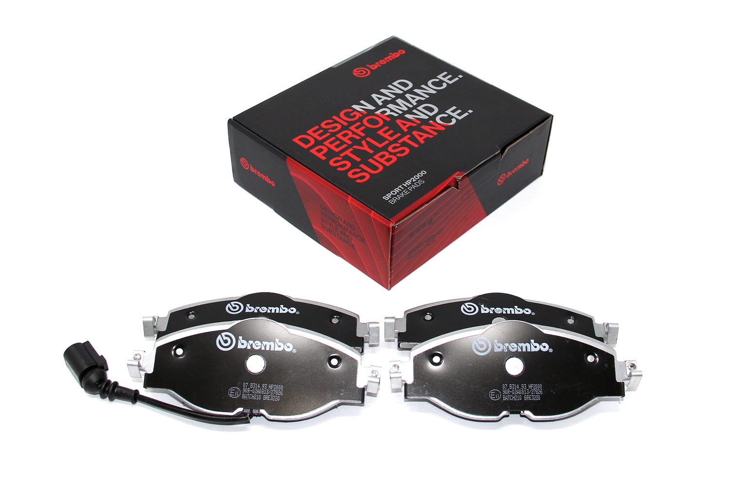 High Performance Brake Pad Set (07.B314.93)