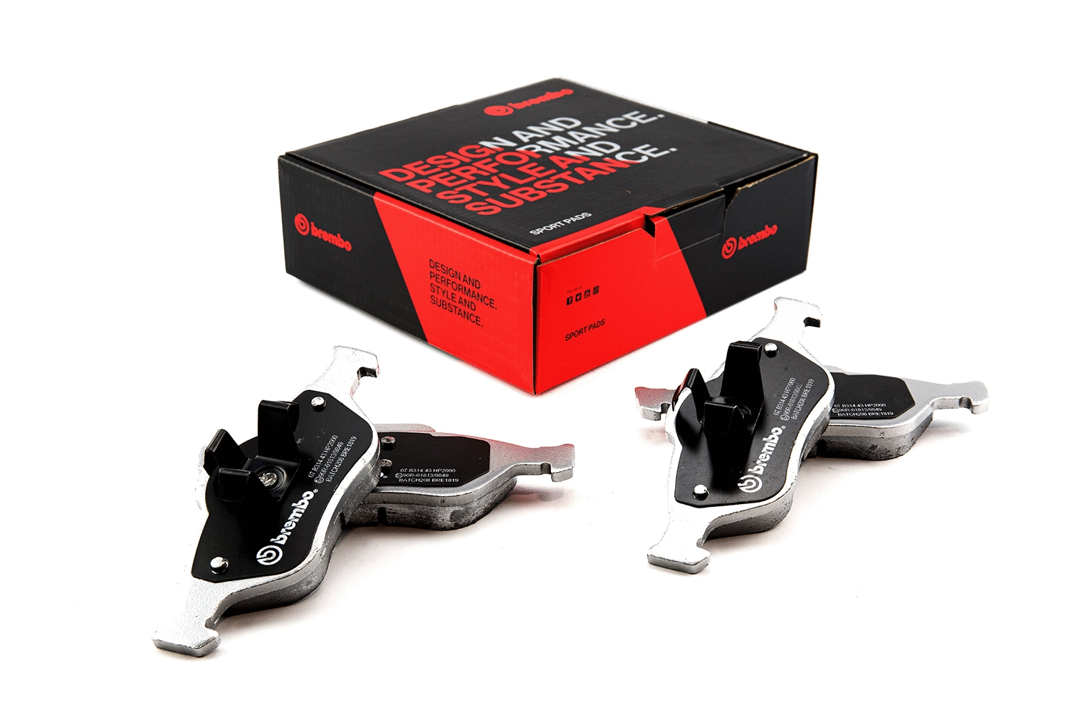 High Performance Brake Pad Set (07.B314.43)