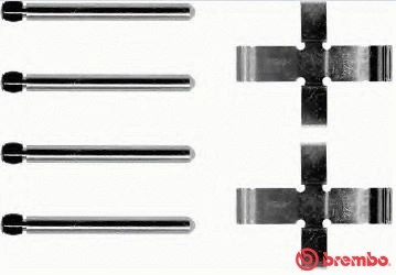 Accessory Kit, disc brake pad (A 02 209)