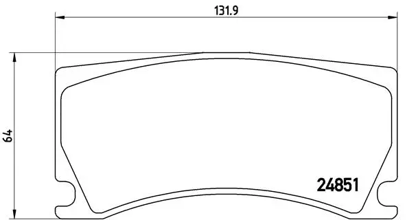 Brake Pad Set, disc brake (P 36 024)