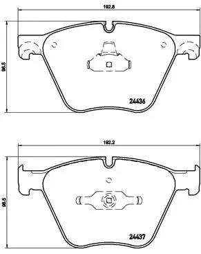 Brake Pad Set, disc brake (P 06 073)