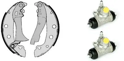 Brake Shoe Set (H 23 015)