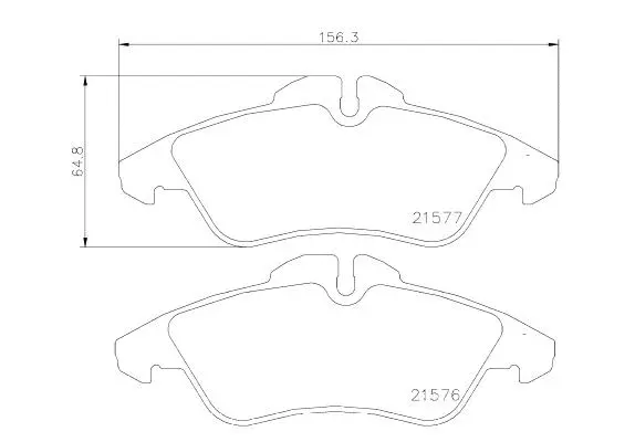Brake Pad Set, disc brake (P 50 029)