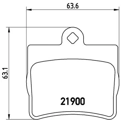 Brake Pad Set, disc brake (P 50 024)