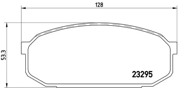 Brake Pad Set, disc brake (P 49 022)