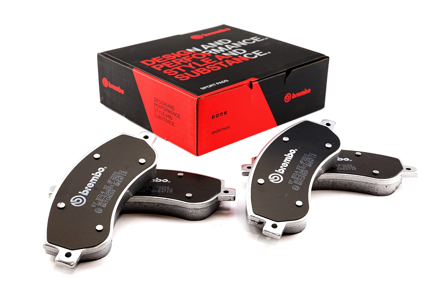 High Performance Brake Pad Set (07.B314.92)