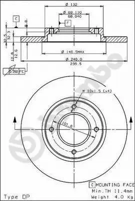 Brake Disc (08.4967.20)