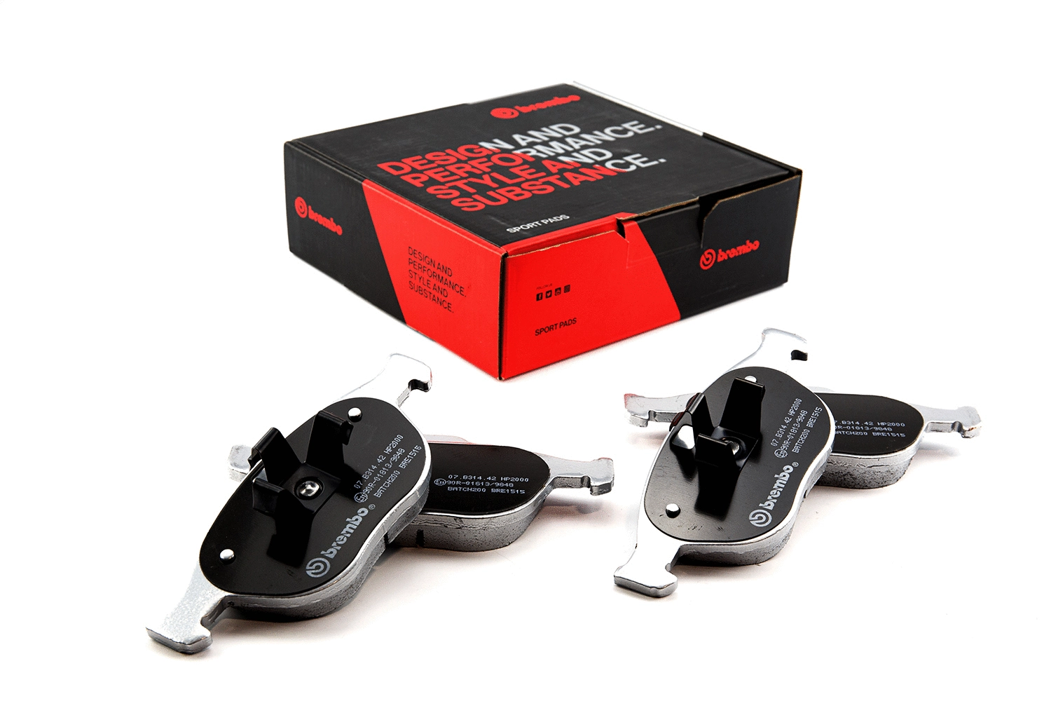 High Performance Brake Pad Set (07.B314.42)