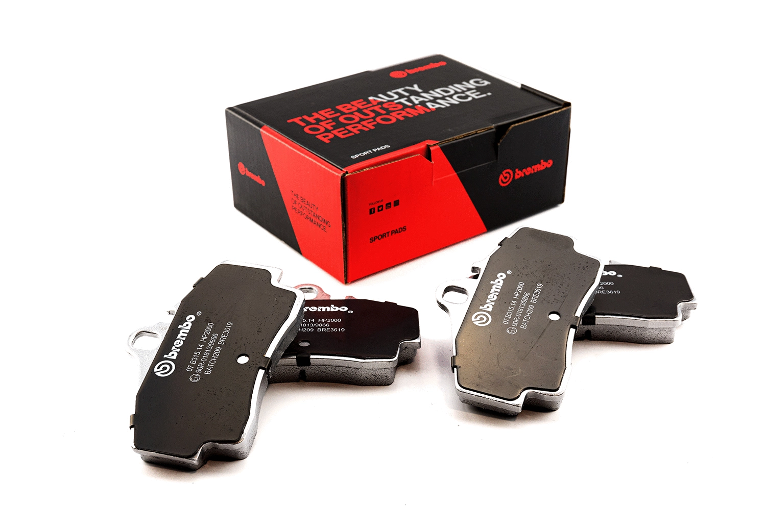 High Performance Brake Pad Set (07.B315.14)