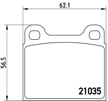Brake Pad Set, disc brake (P 50 066)