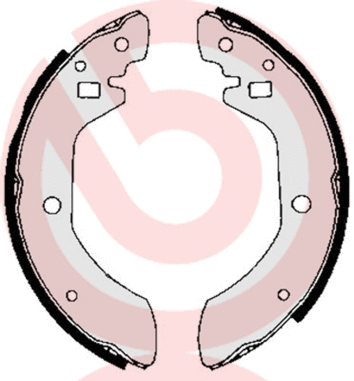 Brake Shoe Set (S 56 501)
