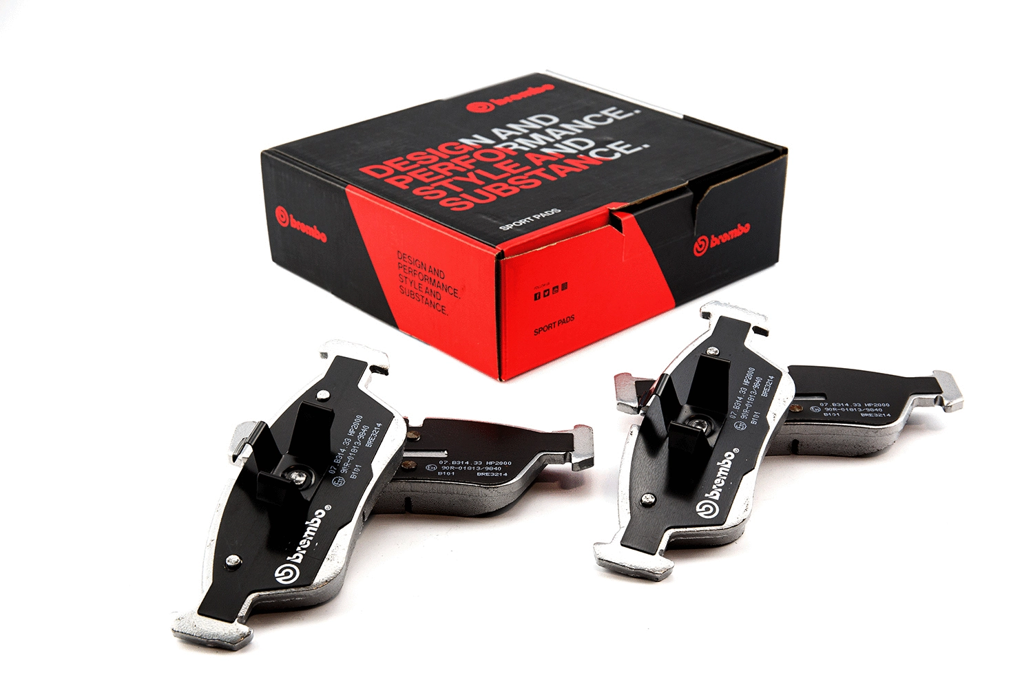 High Performance Brake Pad Set (07.B314.33)