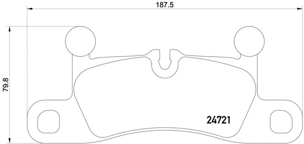 Brake Pad Set, disc brake (P 65 027)
