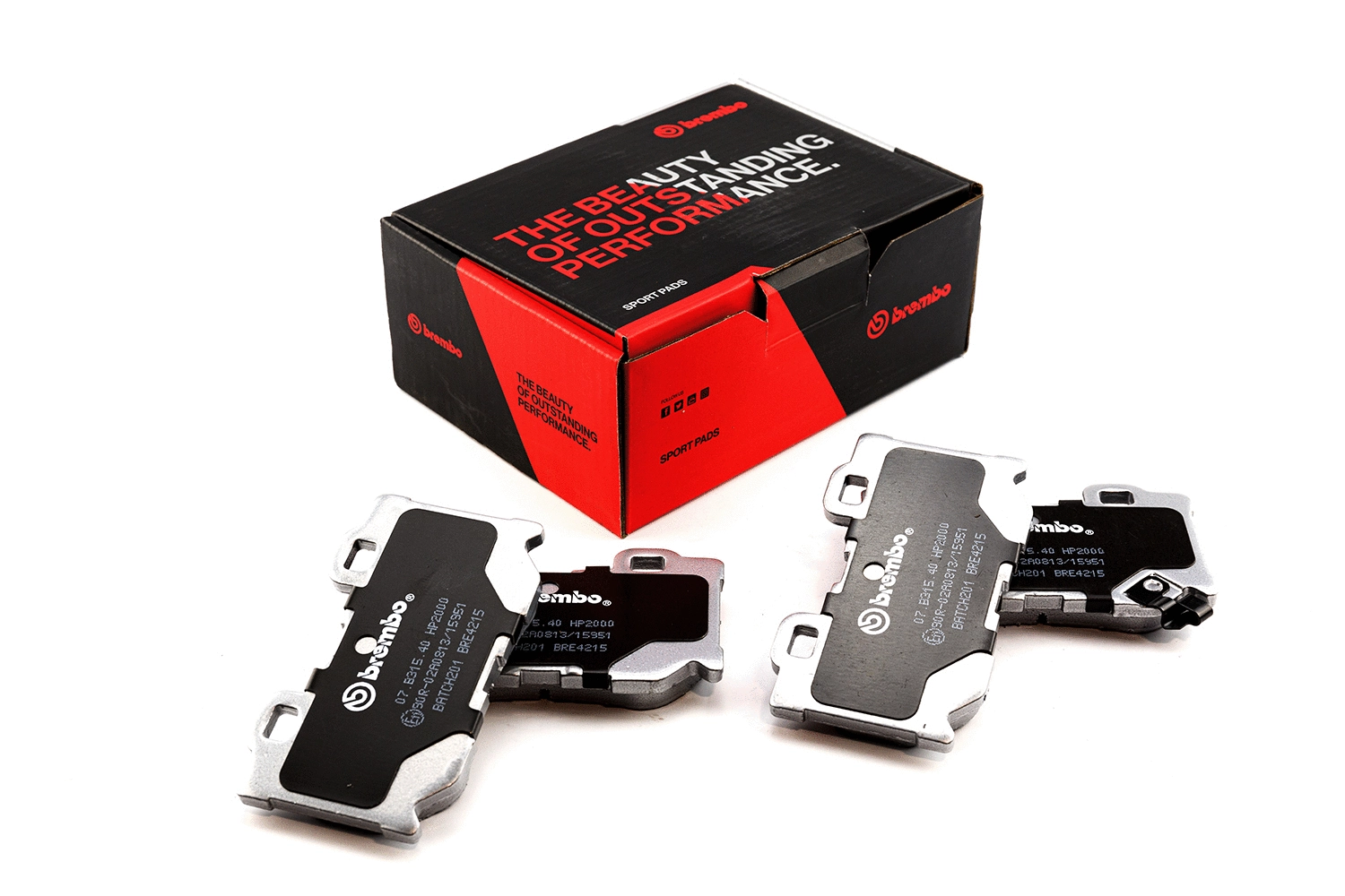 High Performance Brake Pad Set (07.B315.40)