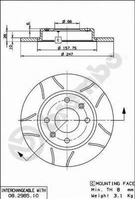 Brake Disc (08.2985.75)