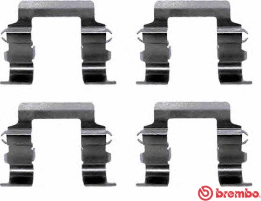 Accessory Kit, disc brake pad (A 02 262)