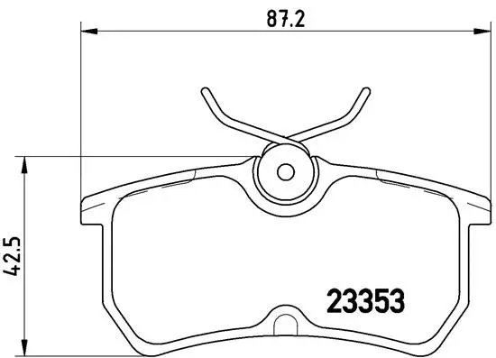 Brake Pad Set, disc brake (P 24 047)