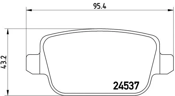 Brake Pad Set, disc brake (P 44 017)