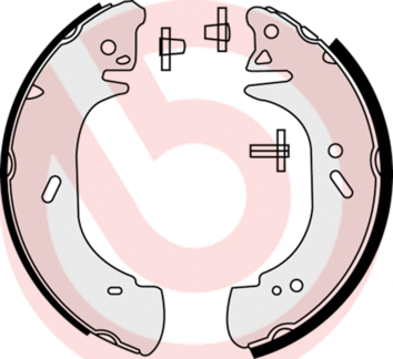 Brake Shoe Set (S 59 518)