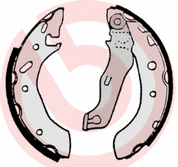 Brake Shoe Set (S 24 529)