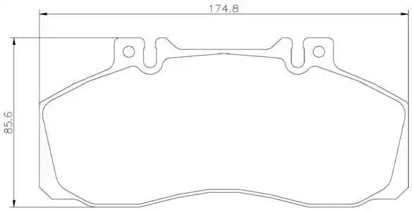 Brake Pad Set, disc brake (P 50 065)