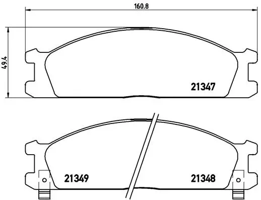 Brake Pad Set, disc brake (P 24 026)
