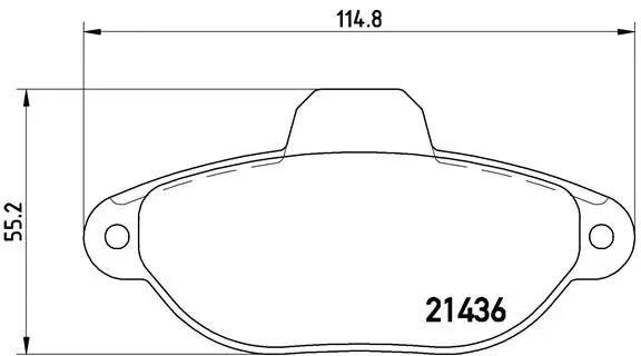 Brake Pad Set, disc brake (P 23 060)