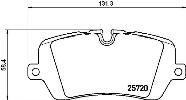 Brake Pad Set, disc brake (P 44 021)