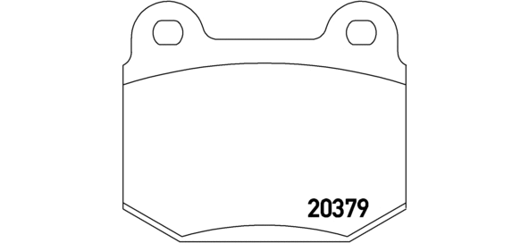 Brake Pad Set, disc brake (P 23 038)