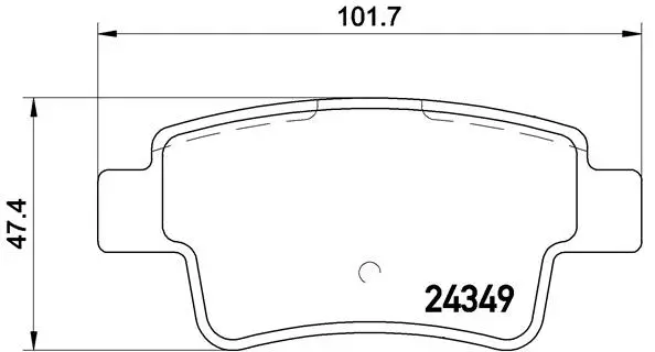 Brake Pad Set, disc brake (P59057N)