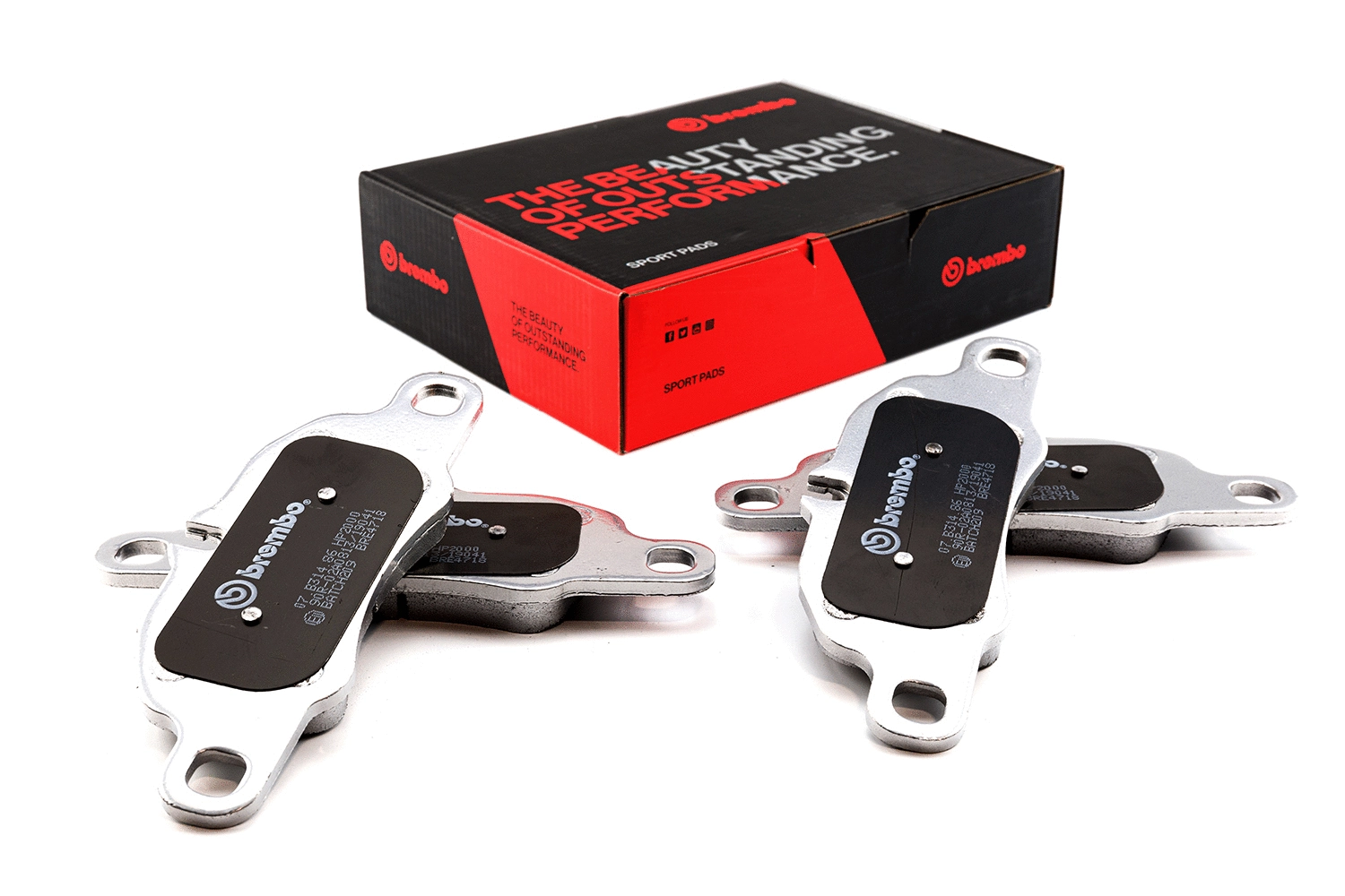 High Performance Brake Pad Set (07.B314.86)