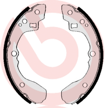 Brake Shoe Set (S 49 509)