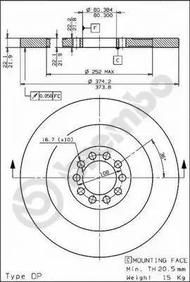 Brake Disc (08.6750.20)