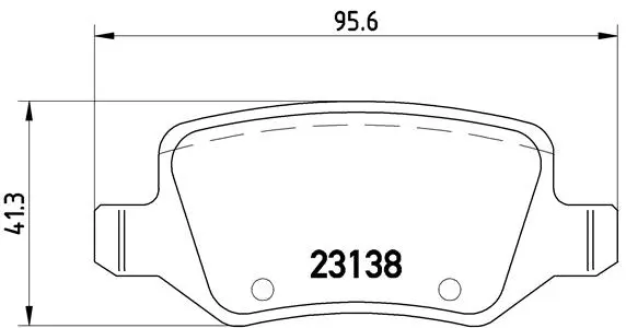 Brake Pad Set, disc brake (P 50 058)