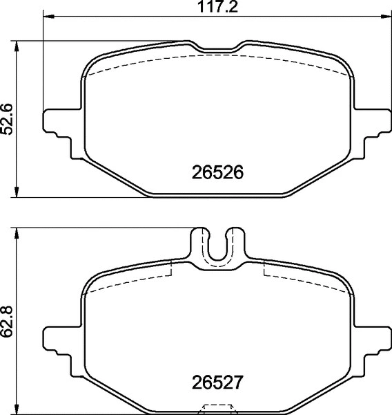 Brake Pad Set, disc brake (P 50 172)